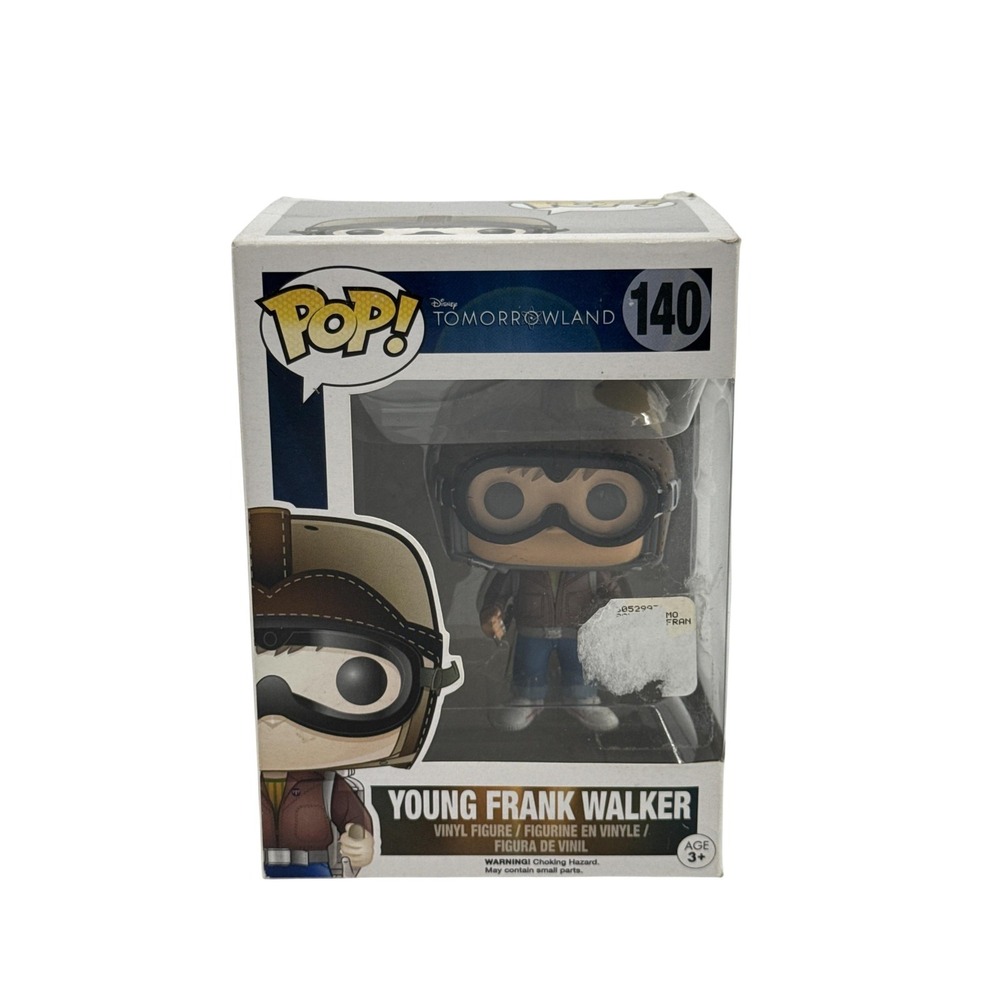 Funko Pop Disney Tomorrowland Young Frank Walker #140 Vinyl Figure Boxed Tan NWT